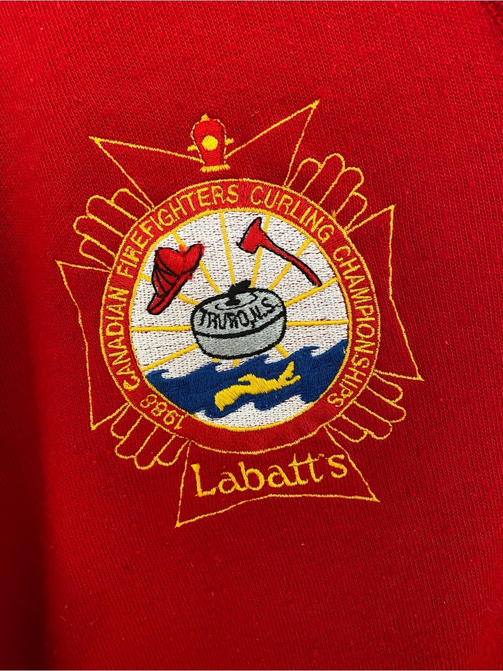 Vintage Labatt’s Curling Championship Sweater